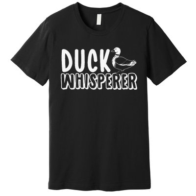 Just a  Who Loves Ducks Cute Duck Lover Owner  Premium T-Shirt