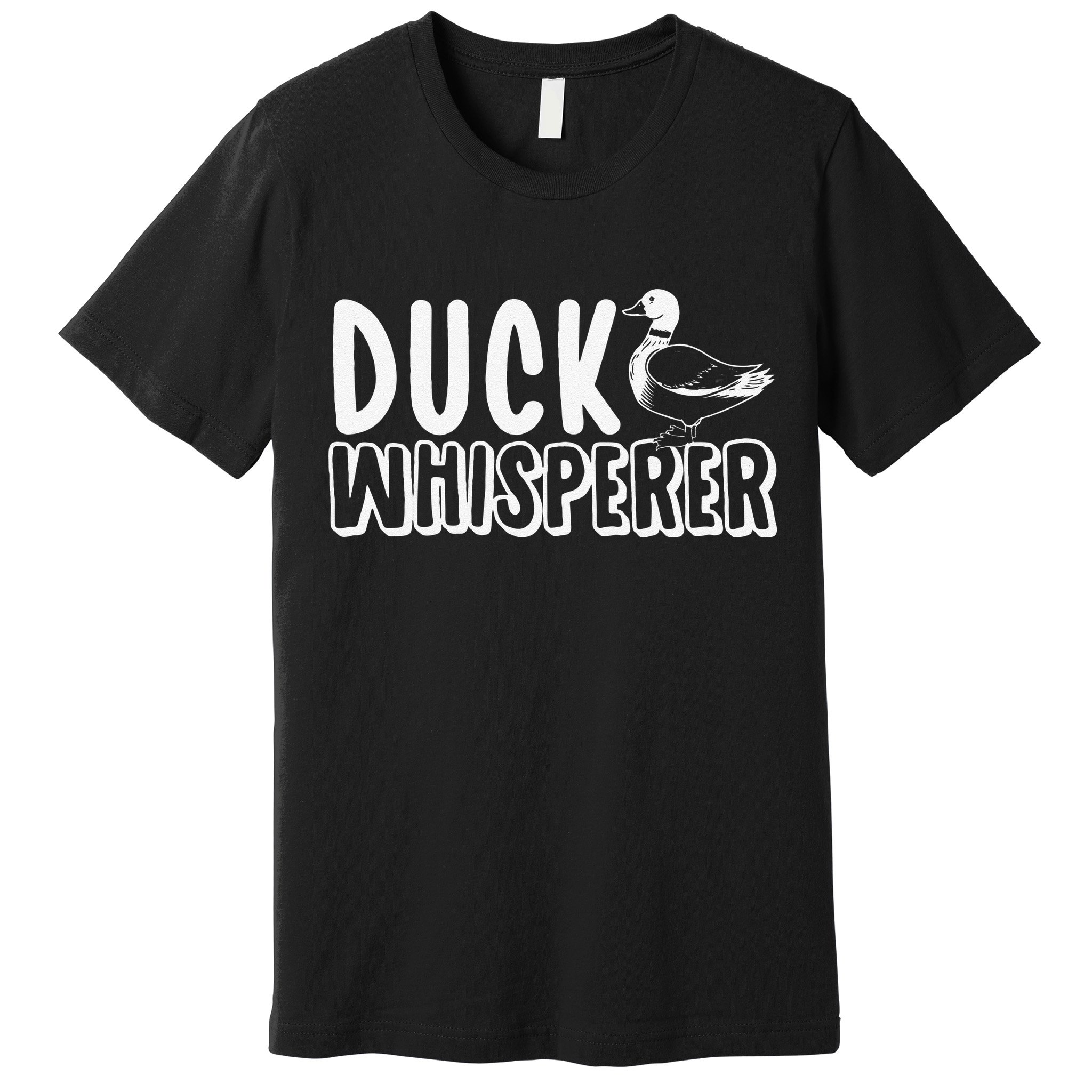Just a  Who Loves Ducks Cute Duck Lover Owner  Premium T-Shirt
