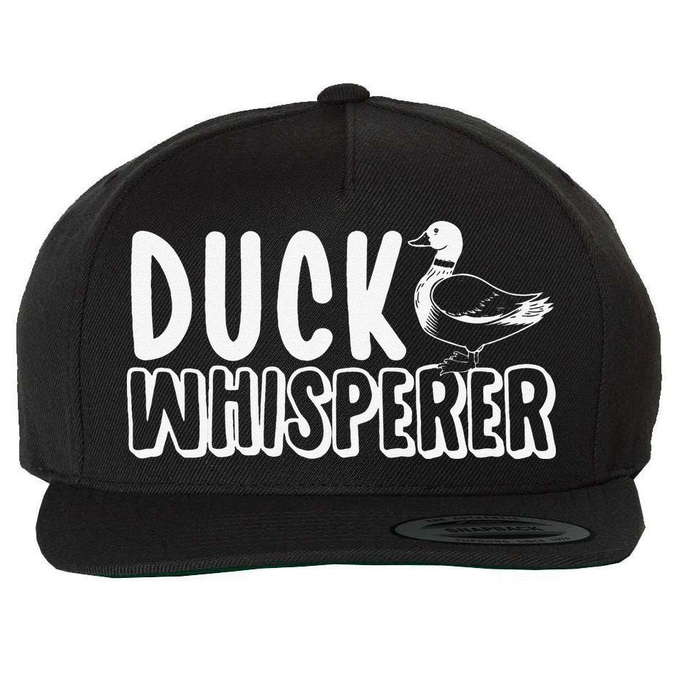 Just a  Who Loves Ducks Cute Duck Lover Owner  Wool Snapback Cap