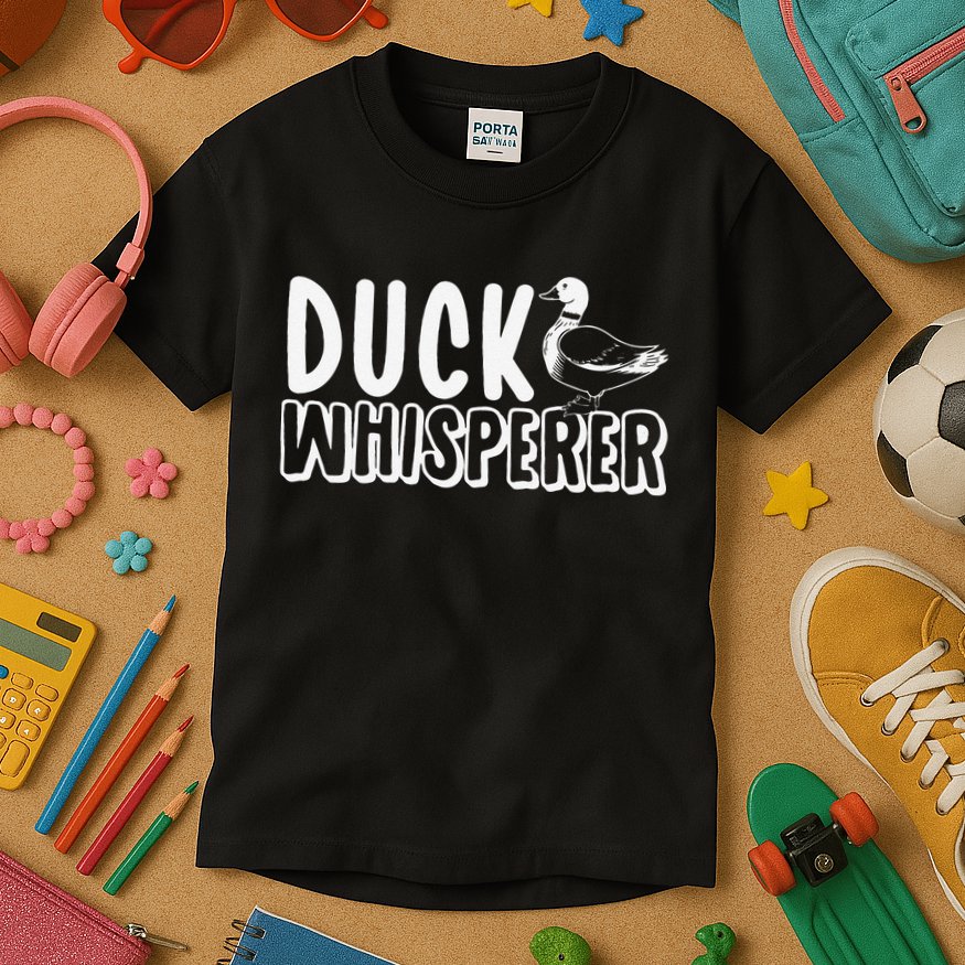 Just a  Who Loves Ducks Cute Duck Lover Owner  Kids T-Shirt