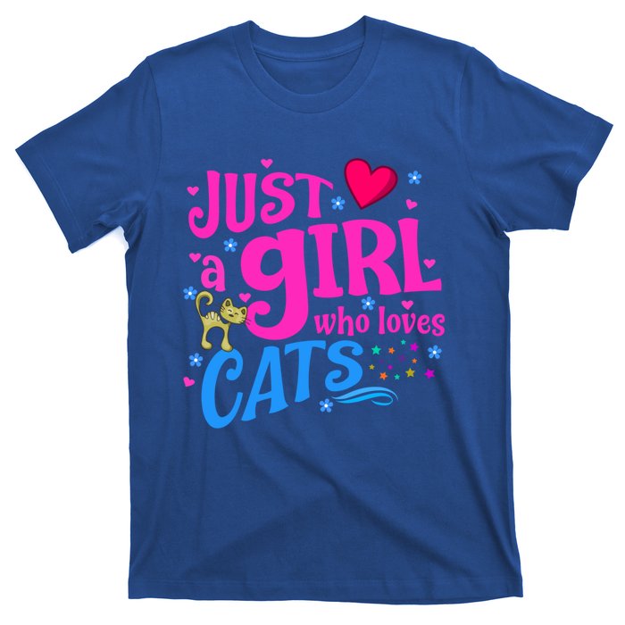 Just A Who Loves Cats Gift T-Shirt