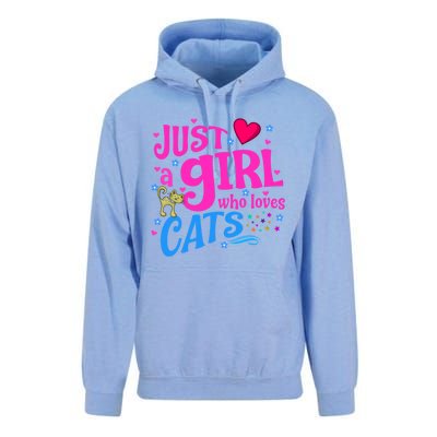 Just A Who Loves Cats Gift Unisex Surf Hoodie