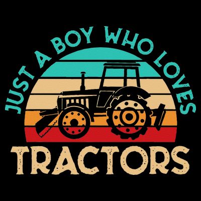 Just A Who Loves Tractors Farmer T-Shirt