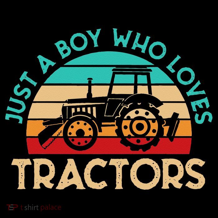 Just A Who Loves Tractors Farmer Flatbill Hat