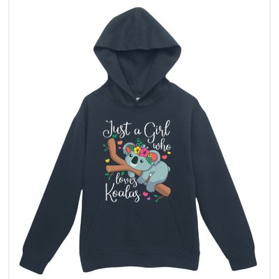 Just a  Who Loves Koalas Funny Koala Bear Lovers Outfit  Urban Pullover Hoodie