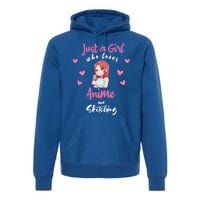 Just A Who Loves Anime Sketching And Anime Gift Premium Hoodie