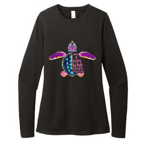 Just A Who Loves Sea Turtles Womens CVC Long Sleeve Shirt