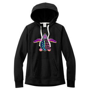 Just A Who Loves Sea Turtles Women's Fleece Hoodie