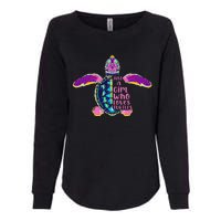 Just A Who Loves Sea Turtles Womens California Wash Sweatshirt