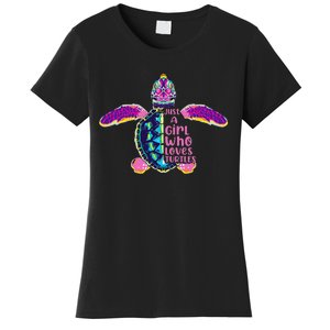 Just A Who Loves Sea Turtles Women's T-Shirt