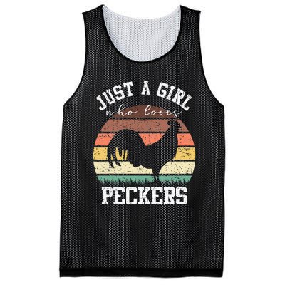 Just A Who Loves Peckers Funny Chicken Farmer Lover Mesh Reversible Basketball Jersey Tank