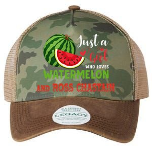 JUST A WHO LOVES WATERMELON AND ROSS CHASTAIN Legacy Tie Dye Trucker Hat