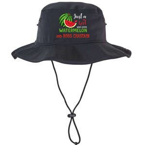 JUST A WHO LOVES WATERMELON AND ROSS CHASTAIN Legacy Cool Fit Booney Bucket Hat