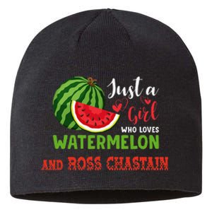 JUST A WHO LOVES WATERMELON AND ROSS CHASTAIN Sustainable Beanie