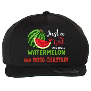 JUST A WHO LOVES WATERMELON AND ROSS CHASTAIN Wool Snapback Cap