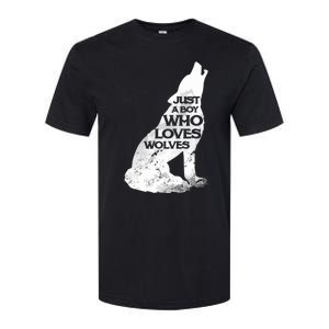 Just A Who Loves Wolves | Cute Lover Of Wolf Softstyle CVC T-Shirt