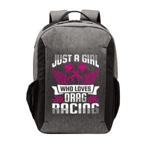 Just A Who Loves Drag Racing Drag Race Gift Vector Backpack