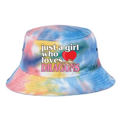 Just A Who Loves Bearded Dragons Gift Tie Dye Newport Bucket Hat