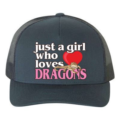 Just A Who Loves Bearded Dragons Gift Yupoong Adult 5-Panel Trucker Hat