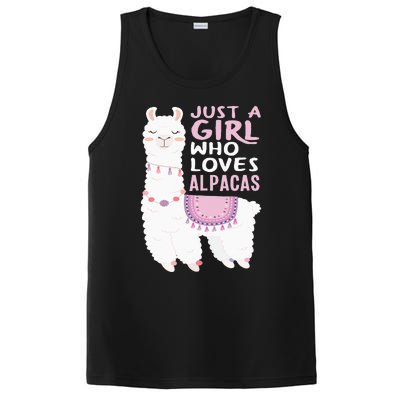 Just A Who Loves Alpacas Cute Alpaca PosiCharge Competitor Tank