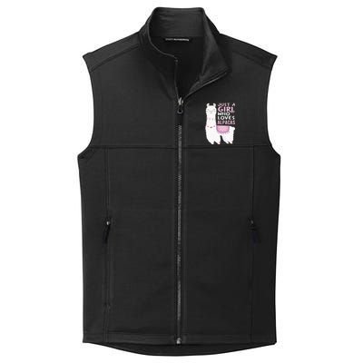 Just A Who Loves Alpacas Cute Alpaca Collective Smooth Fleece Vest