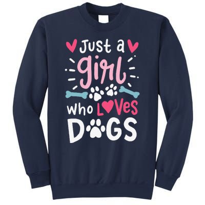 Just A Who Loves Dogs Funny Gift For Dog Lovers Sweatshirt