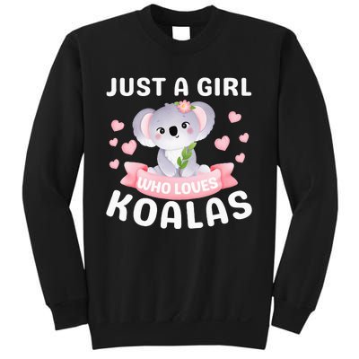 Just A  Who Loves Koala Bear Sweatshirt