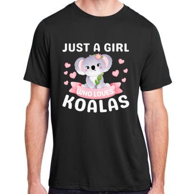 Just A  Who Loves Koala Bear Adult ChromaSoft Performance T-Shirt