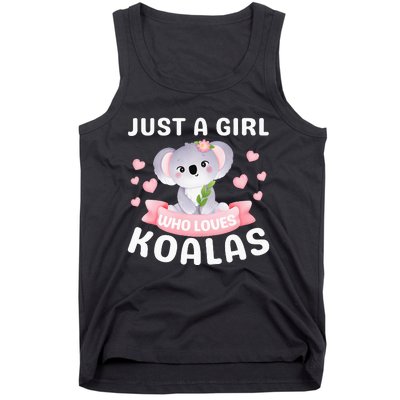 Just A  Who Loves Koala Bear Tank Top