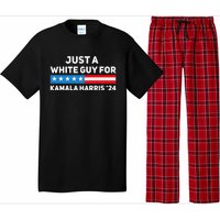 Just A White Guy For Kamala Harris 2024 President Election Pajama Set