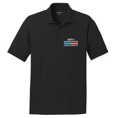 Just A White Guy For Kamala Harris 2024 President Election PosiCharge RacerMesh Polo