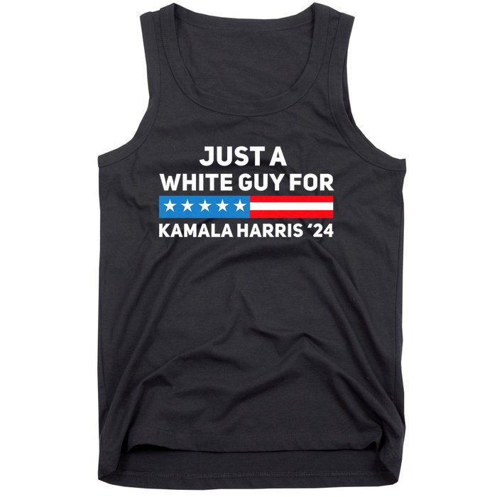 Just A White Guy For Kamala Harris 2024 President Election Tank Top