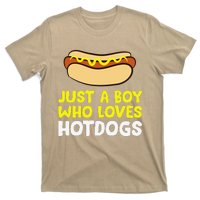 Just A Who Loves Hot Dogs Funny Hot Dog T-Shirt