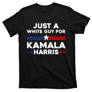 Just A White Guy For Kamala Harris 2024 President Election T-Shirt