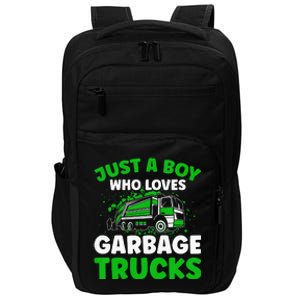 Just A  Who Loves Garbage Trucks Impact Tech Backpack