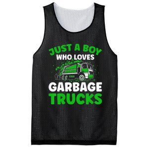 Just A  Who Loves Garbage Trucks Mesh Reversible Basketball Jersey Tank