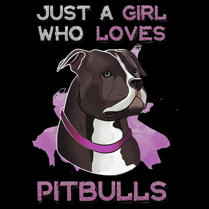 Just A Who Loves Pitbulls Funny Pitbull Dog Owner Quote Sustainable Bucket Hat