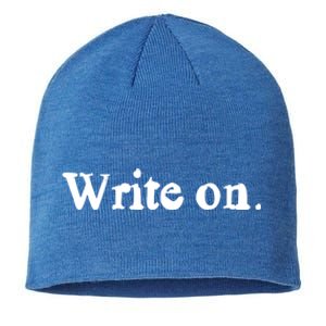 Journalist Autor Writer Write On Book Journalist Gift Sustainable Beanie