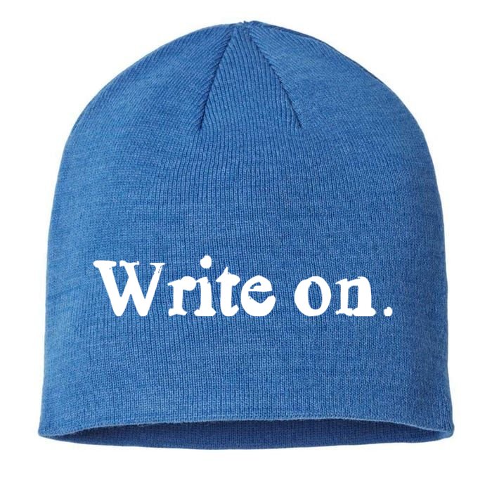 Journalist Autor Writer Write On Book Journalist Gift Sustainable Beanie