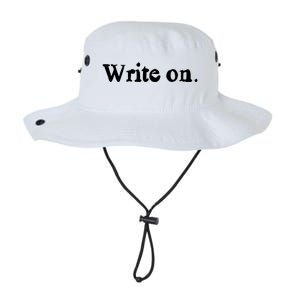 Journalist Autor Writer Write On Book Journalist Gift Legacy Cool Fit Booney Bucket Hat