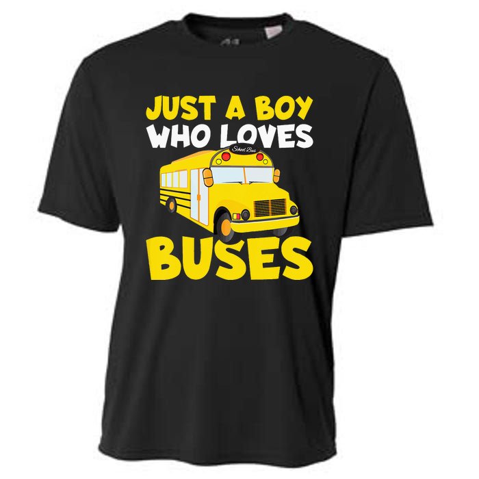 Just a  who loves Buses Cooling Performance Crew T-Shirt