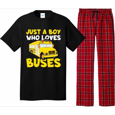 Just a  who loves Buses Pajama Set