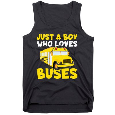 Just a  who loves Buses Tank Top