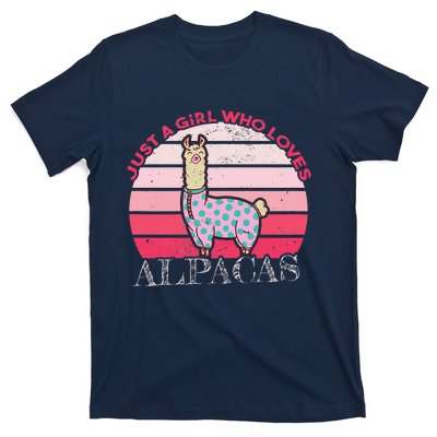 Just a who loves Alpacas T-Shirt