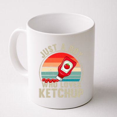 Just a Who Loves Ketchup Catsup Condiment Lover Coffee Mug