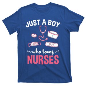 Just A Who Loves Nurses Gift T-Shirt