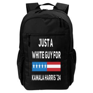 Just A White Guy For Kamala Harris 2024 Daily Commute Backpack