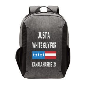 Just A White Guy For Kamala Harris 2024 Vector Backpack