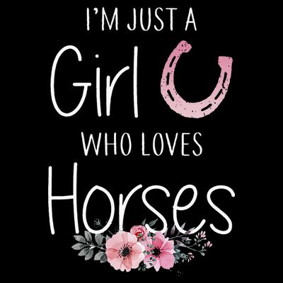 Just A Who Loves Horses Horse T-Shirt