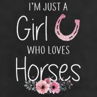 Just A Who Loves Horses Horse Beanie